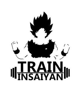  Train Insaiyan T Shirt Goku Vegeta Cell Sayian Dragon Ball Z Gym Training MMA