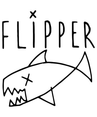  Flipper T Shirt Worn By Kurt Cobain Nirvana Grunge Rock Festival Tumbrl Dope 90